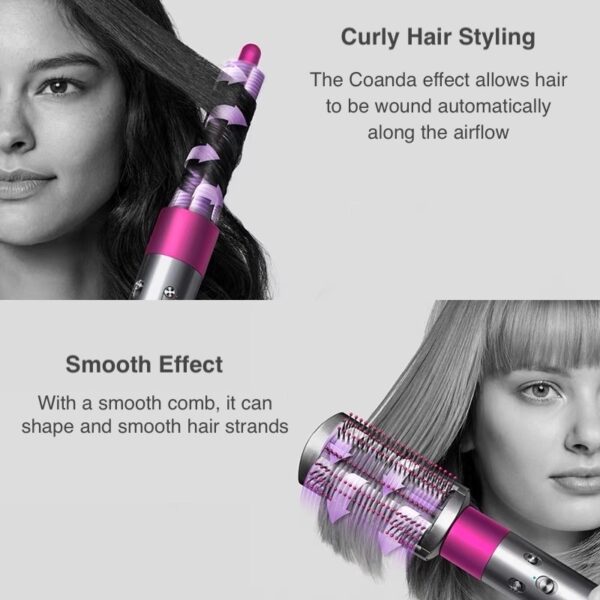 Süper Saç Bigudi Şekillendirme Aleti Saç Bakımı Şekillendirme Kıvırma Ütüleri Saç Kurutma Makinesi ve Düzleştirme Fırçası Çok 1