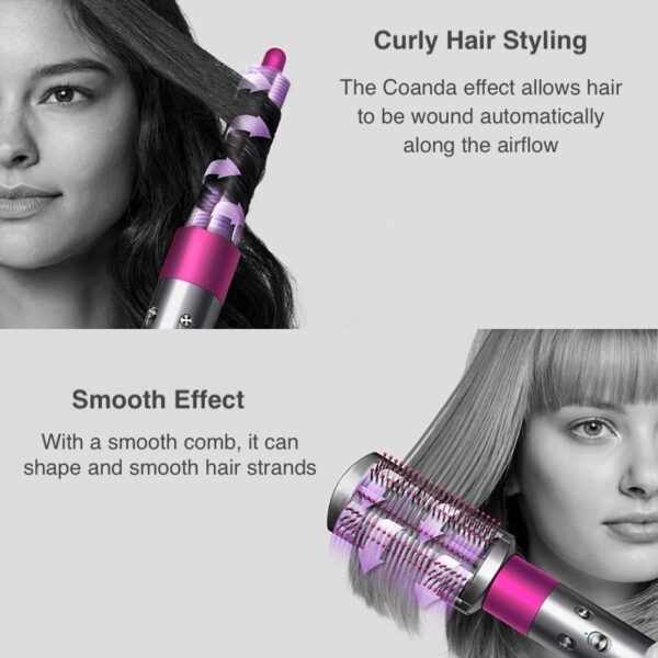 Super Hair Curling Styling Tool Hårvård Styling Curling Irons Hårtork och plattningsborste Multi 1