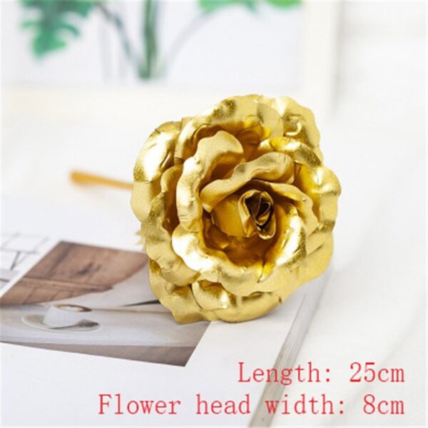 Falentynsdei kado foar freondinne Eternal Rose LED Ljocht Folie Flower In Glass Cover Mother Day 28.jpg 640x640 28