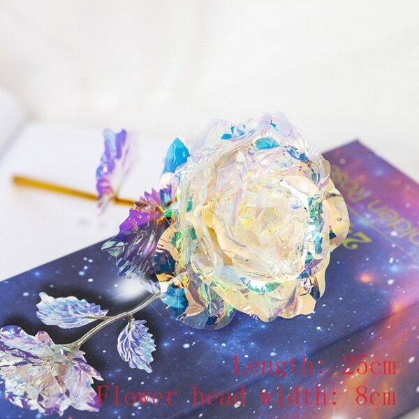 Falentynsdei kado foar freondinne Eternal Rose LED Ljocht Folie Flower In Glass Cover Mother Day 30.jpg 640x640 30