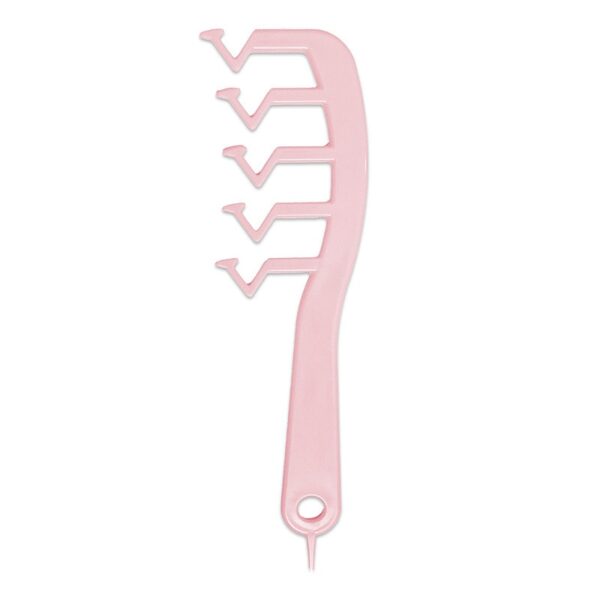 Z shape Hair Slit Comb Curly Bangs Styling Puff Hairdressing Comb Salon Hair Styling Tool for 4