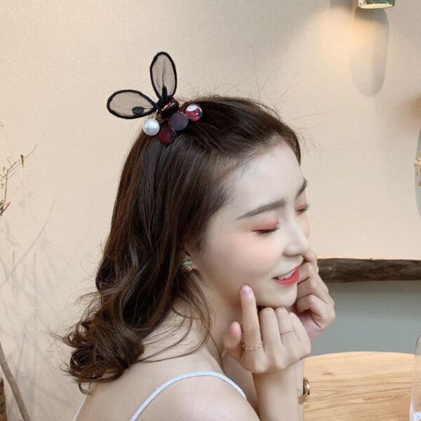 1PC Korean Cute Bow Hair Clip Claw Clamp For Women Girls Kids Hairpin Crab Headband Hair 3