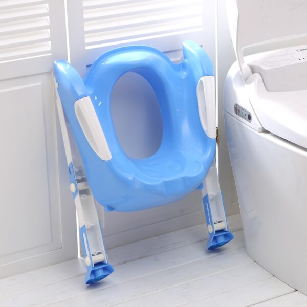 2 Colors Baby Potty Training Seat Children s Potty With Adjustable Ladder Infant Baby Toilet Seat 5