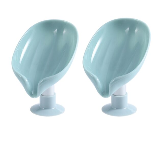 2PCS Suction Cup Soap dish For bathroom Shower Portable Leaf Soap Holder Plastic Sponge Tray For 1.jpg 640x640 1