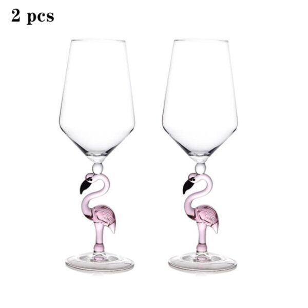 2Pcs Creative Flamingo Cocktail Glass Nverted Cone Shaped Champagne Martini Crystal Goblet Wedding Birthday Party Wine 2.jpg 640x640 2