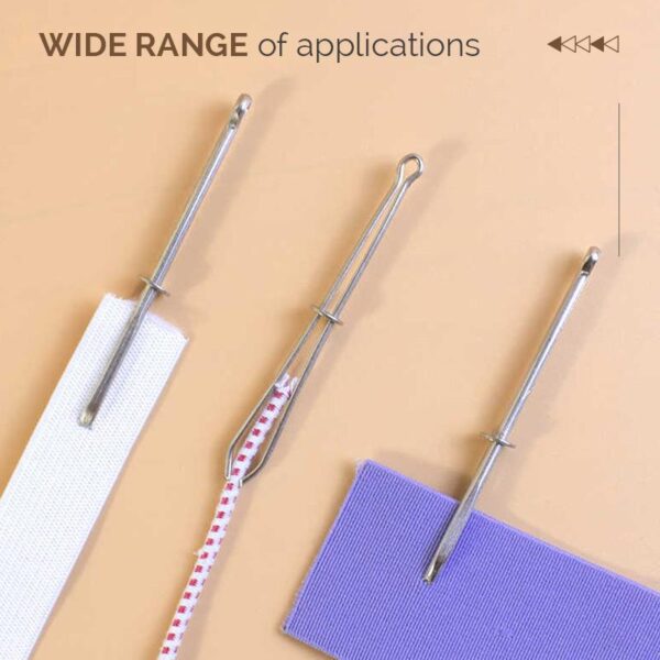 2pcs Self Locking Tweezer Used For Elastics Sewing Accessories DIY Tool Elastic Cord Rope Threader Clip 2