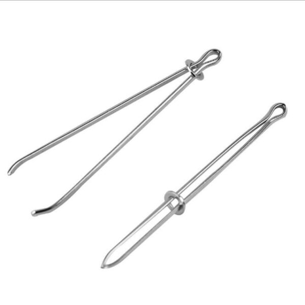 2pcs Self Locking Tweezer Used For Elastics Sewing Accessories DIY Tool Elastic Cord Rope Threader