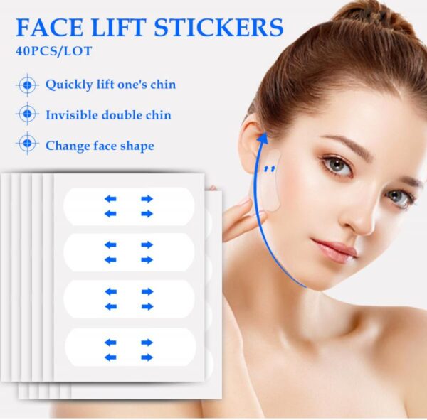 40PCS Invisible Tenues Sticker Anti rugam V Face Libelli IMPERVIUS Leva Fast Chin Tenaces