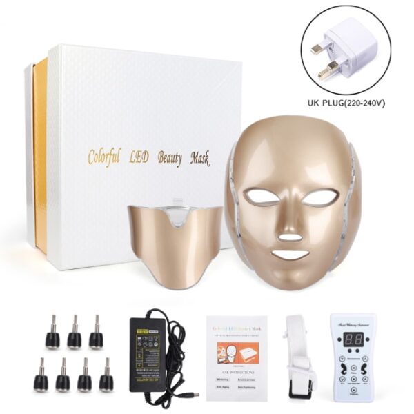 7 Colors LED Light Therapy Face Mask Skin Rejuvenation Led Photon Facial Mask Phototherapy Face Care 10.jpg 640x640 10