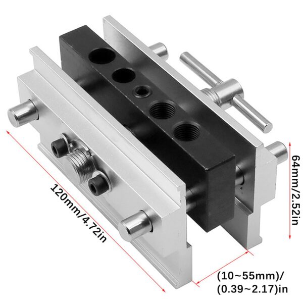 7Pcs Woodworking Hole Jig Kit Screw Dowel Drill Guide Screw Joint Puncher Tool For drill holes 5