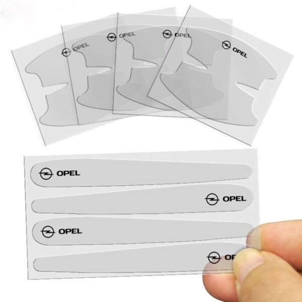 8pcs Car Door Handle Sticker Transparent Protective Film for Lexus is250 ct200h gx460 rx350 LX GS 3