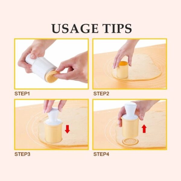 Múnlaí Stampaí Fianáin Cartúin 6PCS Lot Plunger Fondant Seacláid Císte Cutter Cutter Bácála Cistine Císte DIY 2