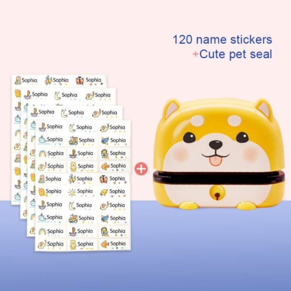 Cute Cartoon Children Seal Students Large Size Washed Non Fading Fabric And Textile Stamps 4.jpg 640x640 4