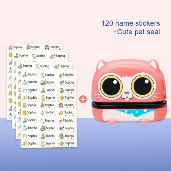 Cute Cartoon Children Seal Students Large Size Washed Non Fading Fabric And Textile Stamps 5.jpg 640x640 5