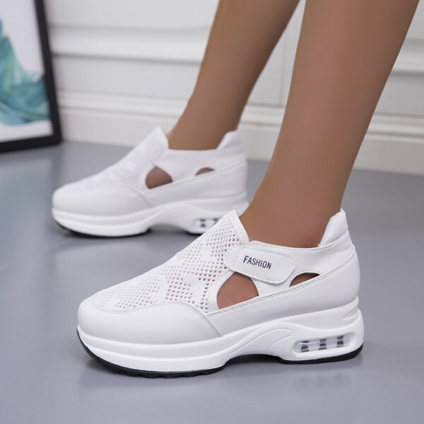 Fashion Platform Sneakers Women Shoes Sport Running Summer Breathable Mesh Casual Shoes Women Velcro Ladies Vulcanized 1