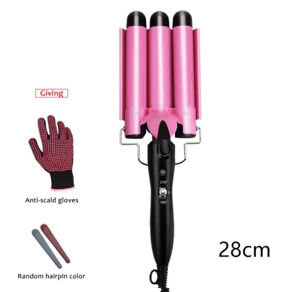 Hair Curling Iron Ceramic Professional Triple Barrel Hair Curler Egg Roll Hair Styling Tools Hair Styler 3.jpg 640x640 3