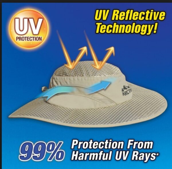 Vruće prodaja Arktička kapa Hlađenje ledena kapa Hidratantna kapa za hlađenje Arctic Hat s UV 3