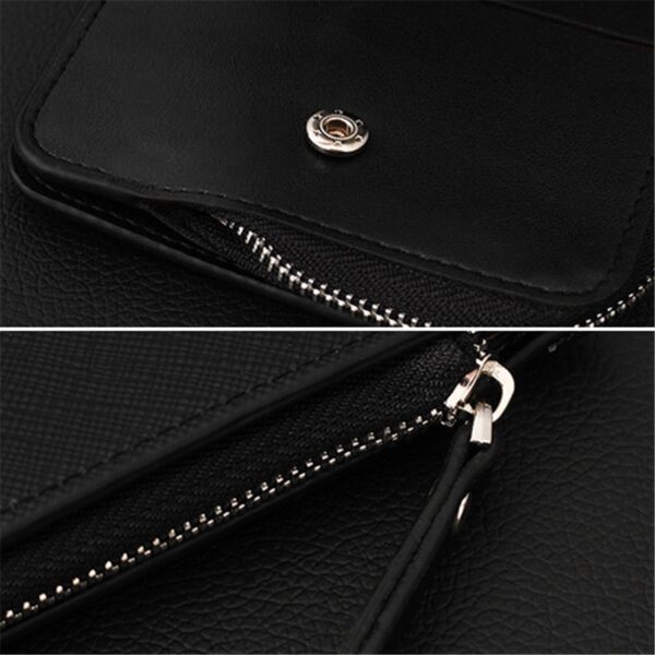 ID Credit Card Holder Women Men Phone Long Slim Bank Coin Purse for Cards Wallet for 5