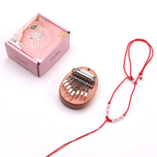 Kalimba 8 key mini finger piano accessories exquisite pendant toy musical instrument thumb piano gift 3