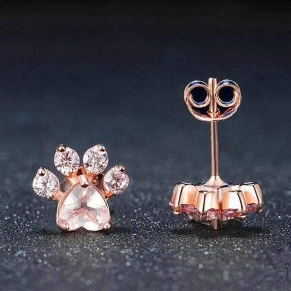 New H Girls Stud Earrings Cute Dog Claws For Women Girls Stud Earrings Animal Claws Paw 4