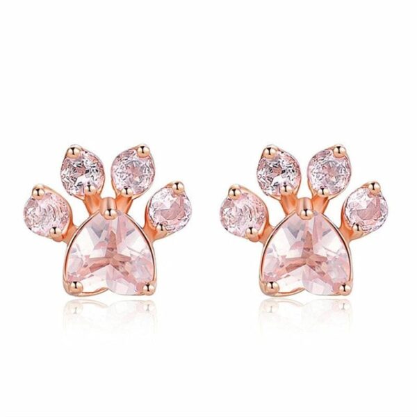 New H Girls Stud Earrings Cute Dog Claws For Women Girls Stud Earrings Animal Claws