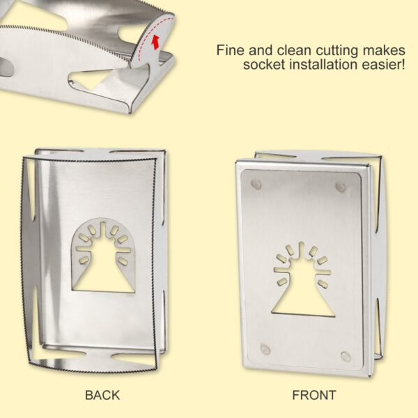 Square Slot Cutter Carving Slotting Milling Cutter One Step In Place Woodworking Precise Cutting Tools for 4