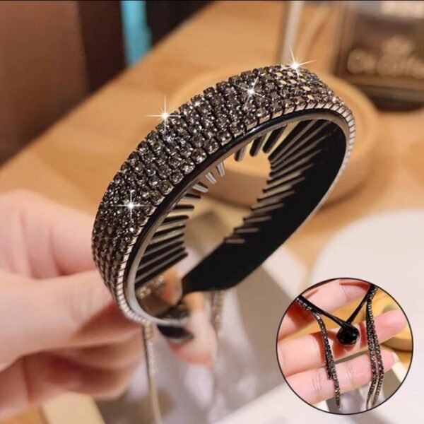 Women Elegant Luxury Rhinestone Tassel Ponytail Hair Claws Hair Clips Barrettes Hairpin Headband Fashion Hair Accessories 1.jpg 640x640 1