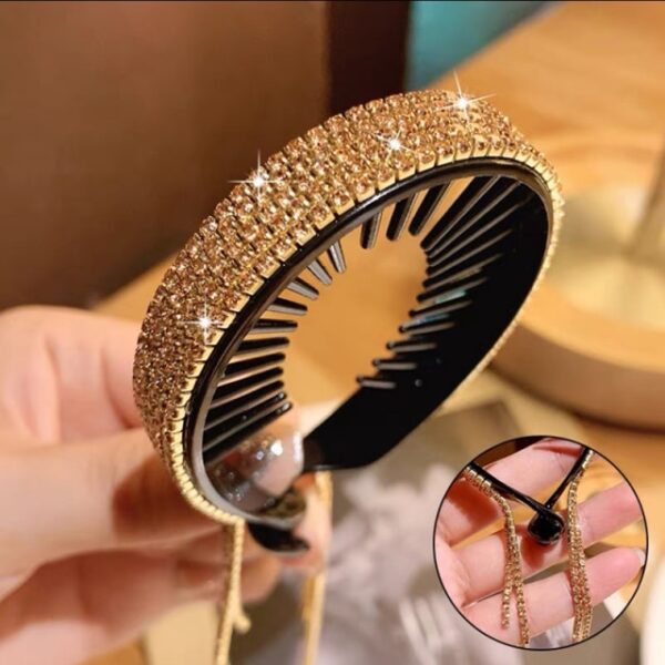 Women Elegant Luxury Rhinestone Tassel Ponytail Hair Claws Hair Clips Barrettes Hairpin Headband Fashion Hair Accessories 3.jpg 640x640 3