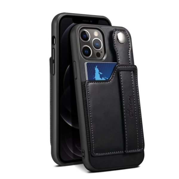 for iPhone 12 13 Mini 12 Pro Max Cases Luxury Leather Bracket Wristband Card Slot Holder 1.jpg 640x640 1