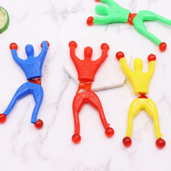 10 Pcs set 8 5cm Sticky Toy Window Men With Sticky Hand 3 Toys Color And 4