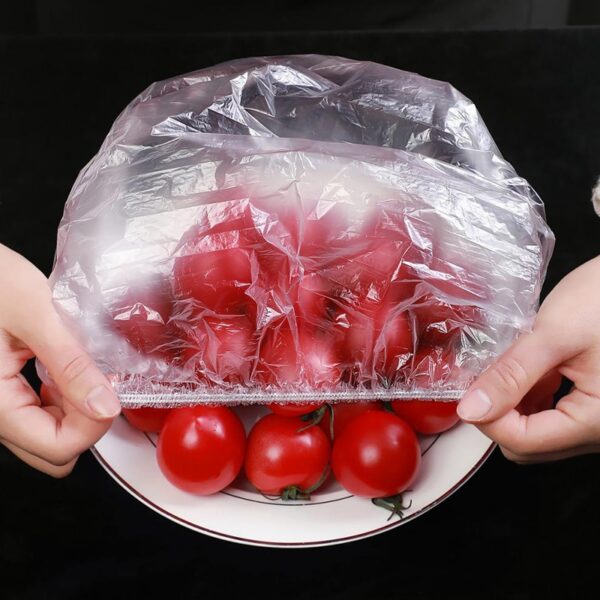 100pcs Reusable Food Wrap Storage Covers Bags for Bowl Elastic Plate Silicone Lid Cover Kitchen Fruit 1