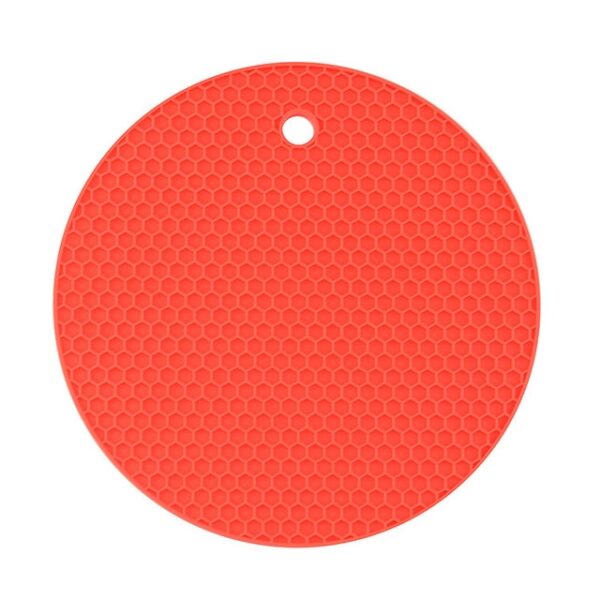 18 14cm Round Heat Resistant Silicone Mat Drink Cup Coasters Non slip Pot Holder Table