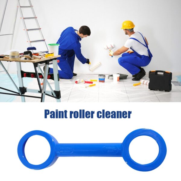 1PC Upgraded Paint Edger Roller Cleaner Super Easy to Wall Clean Tools Remover Labor Saver Spinner 1