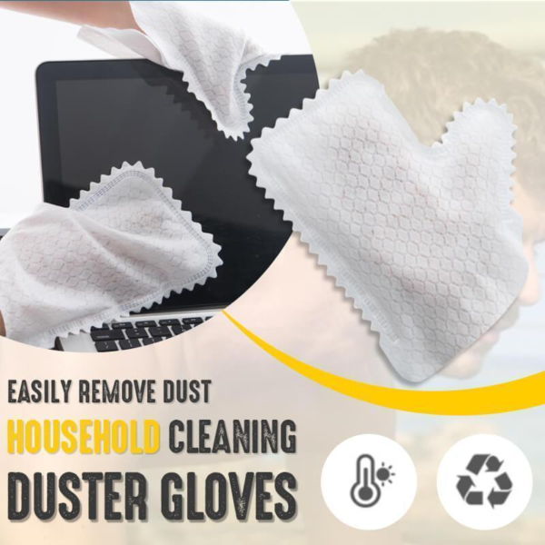 20 10PCS Cleaning Duster Gloves Fish Scale Disposable Easy Remove Dust Gloves Bamboo fiber Gloves Kitchen 1