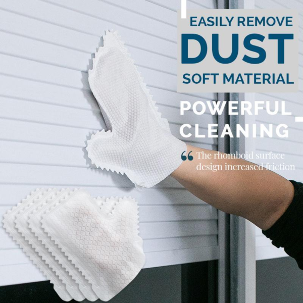 20 10PCS Cleaning Duster Gloves Fish Scale Disposable Easy Remove Dust Gloves Bamboo fiber Gloves Kitchen