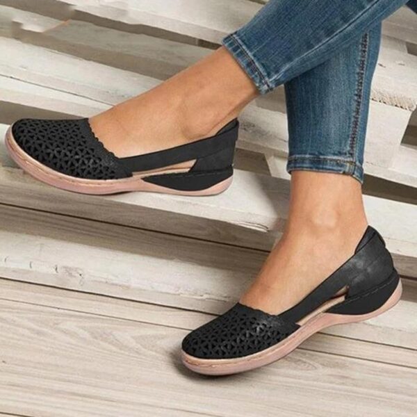 2021 Summer Women Sandals Wedges Orthopedic Hollow Out Ladsies Casuasl Shoes Slip On Vintage Female Sandals 1
