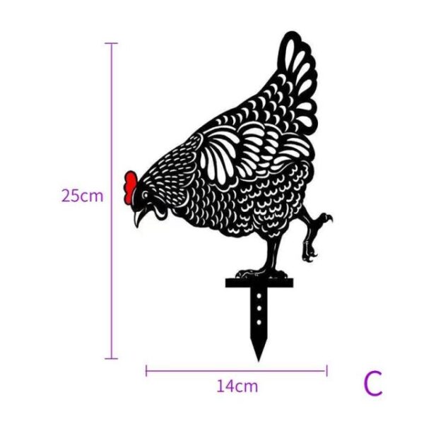 25cm Large Hen Decor Easter Chicken Non metal Hen For Easter Gardening Ornaments Acrylic Yard Art 2.jpg 640x640 2