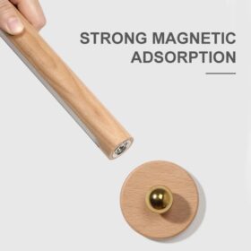360° Rotatable Wooden LED Wall Lamp - image 3