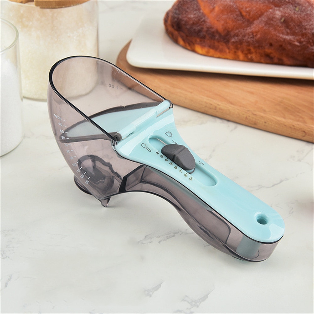 Adjustable Measuring Cups, Kitchen Tool Plastic Scoop Measuring