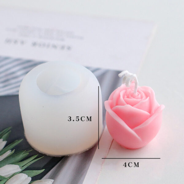 Candle Mould Soap Mold Cake Decoration Flower Rose Silicone Mold Forms Diy 3d Resin Clay Chocolate 1.jpg 640x640 1