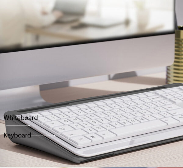 Desktop keyboard mini whiteboard writing board tempered glass business office erasable note memo dry erase board 4