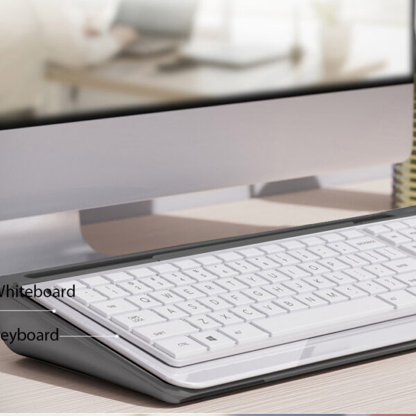 Desktop keyboard mini whiteboard writing board tempered glass business office erasable note memo dry erase board 4