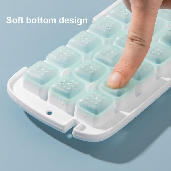 Ice Cube Tray with Storage Box Quick Demould Ice Cube Moulds Lazy Ice Maker for Cocktail 4