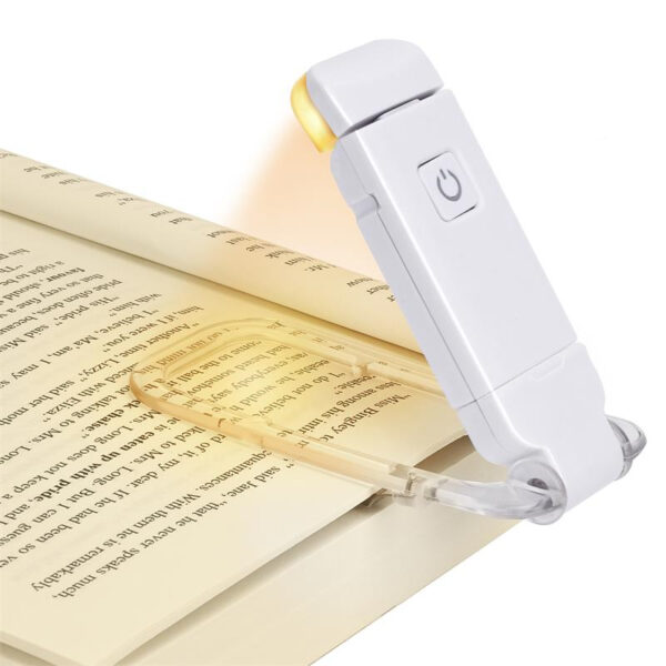 LED USB punjivo svjetlo za čitanje knjiga Svjetlina podesiva za zaštitu očiju kopča za knjige Svjetlo za knjige Prijenosni Bookmark Read 6