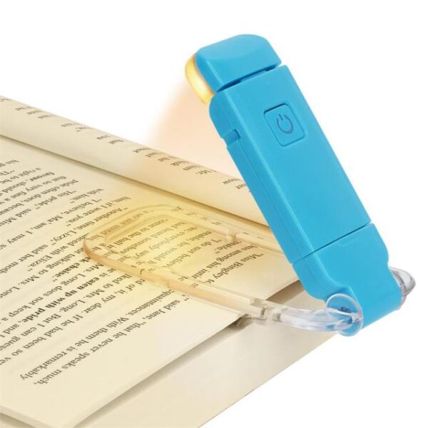 LED USB Rechargeable Book Reading Light Brightness Adjustable Eye Protection Clip Book Light Portable Bookmark