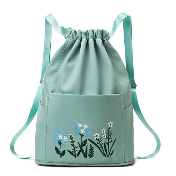 Large Portable Women Drawstring Backpack Lightweight Vintage Print Lady Travel Daypack Waterproof Foldable Shopping Bag 1.jpg 640x640 1