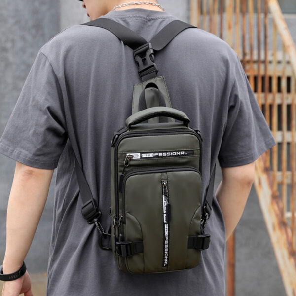 Men Multifunction Shoulder Bag Crossbody Cross Body Sling Chest Bags Waterproof Travel Pack Messenger Pack For 1