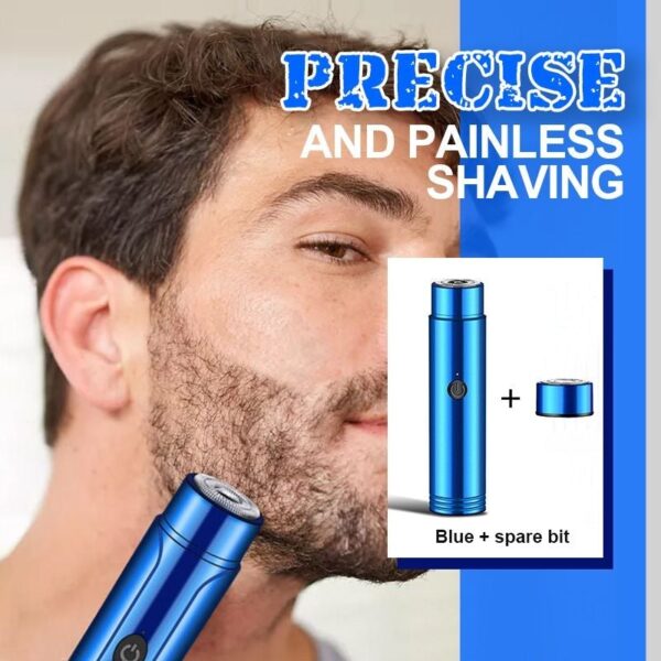 Mini Electric Shaver Pocket Size Waterproof Razor Washable Portable Shaving Beard Trimmer Rechargeable Men Shaver Machine 2