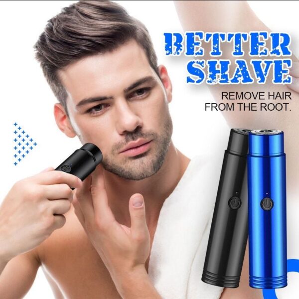 Mini Electric Shaver Pocket Size Waterproof Razor Washable Portable Shaving Beard Trimmer Rechargeable Men Shaver Machine