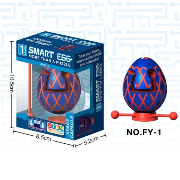 Montessori ການສຶກສາ Maze Eggs Toy Easter Egg Kids ການສຶກສາບານ Magic Smart Egg Labyrinth Puzzle